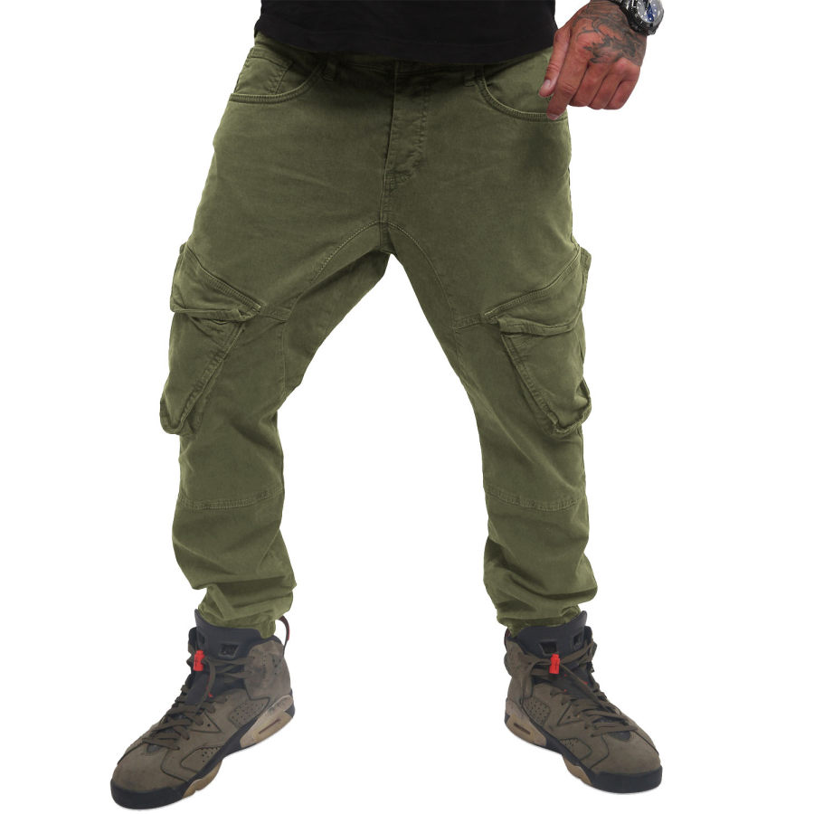 

Men's Outdoor Vintage Multi-pocket Tactical Pants