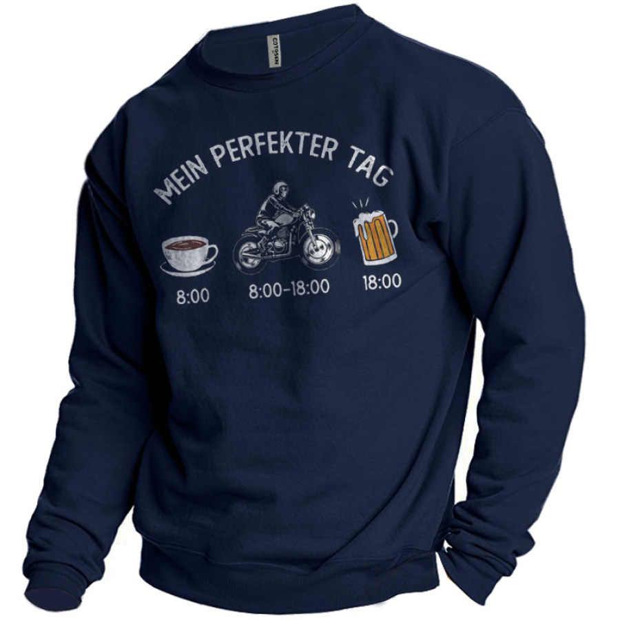 

Men's Beer And Coffee Funny Print Sweatshirt