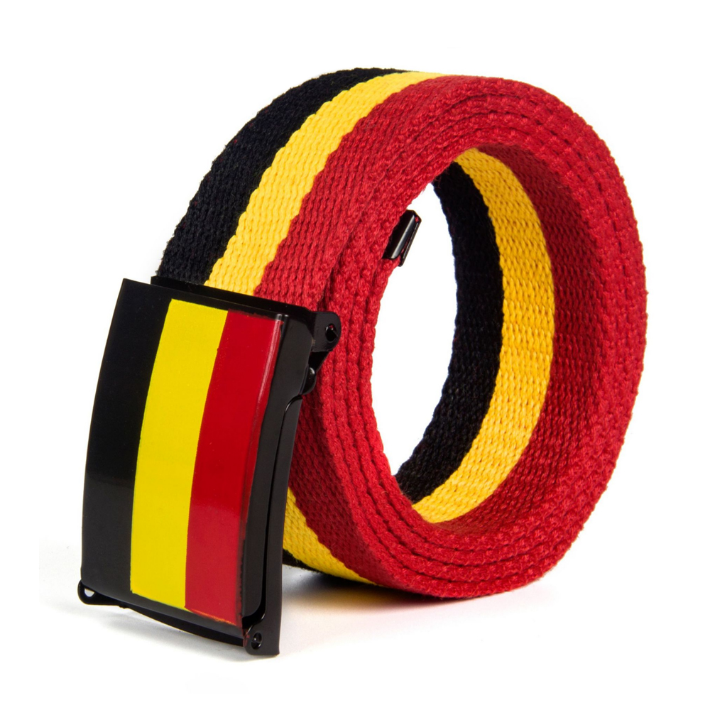 Men's German Flag Braided Chic Belt