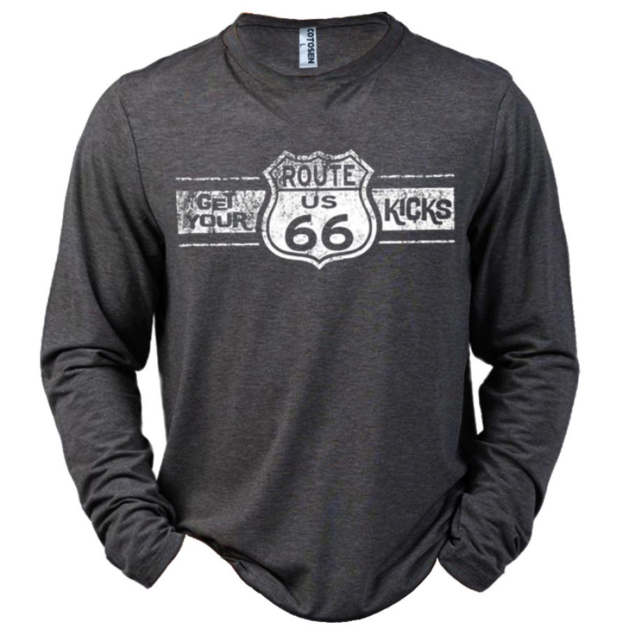 

Men's Route 66 Road Trip Cotton T-Shirt