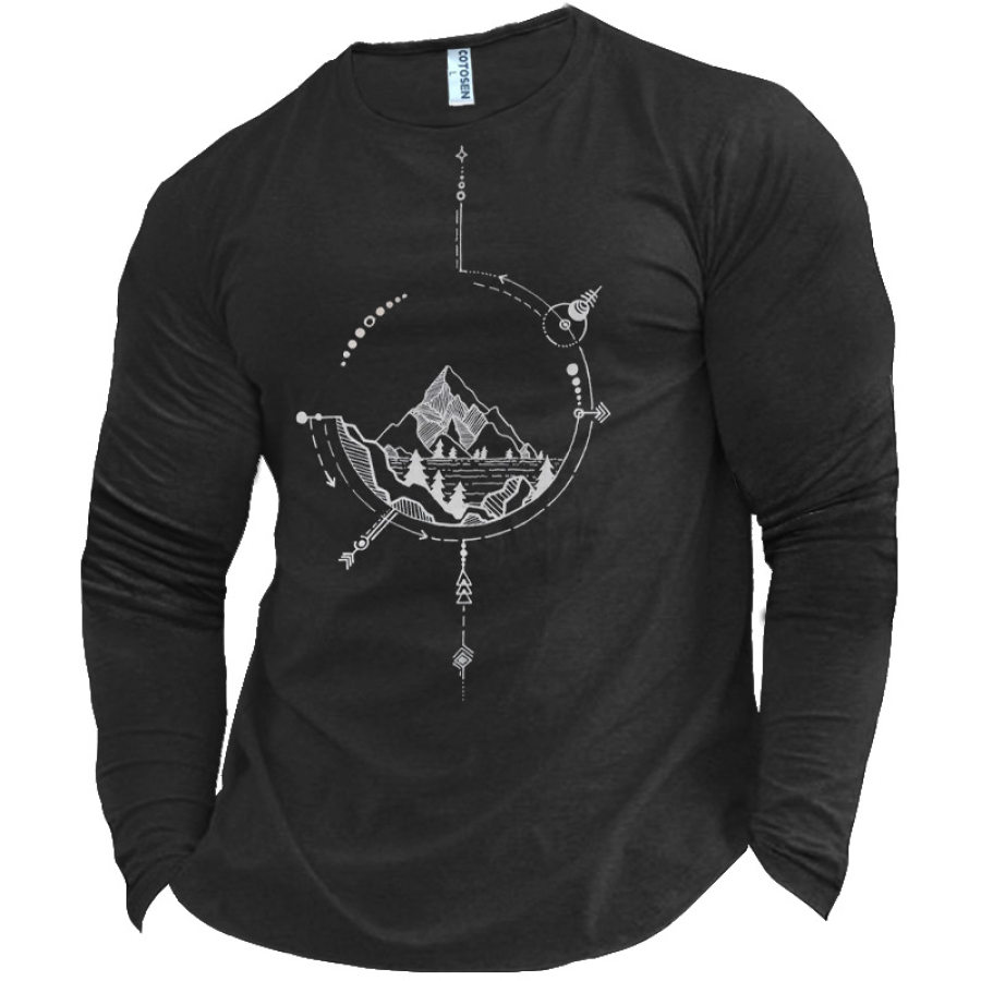 

Men's Outdoor Compass Cotton T-Shirt