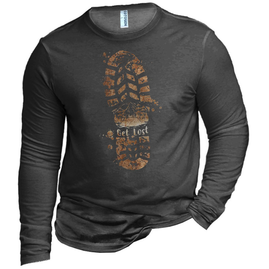 

Get Lost Men's Outdoor Travel Cotton T-Shirt