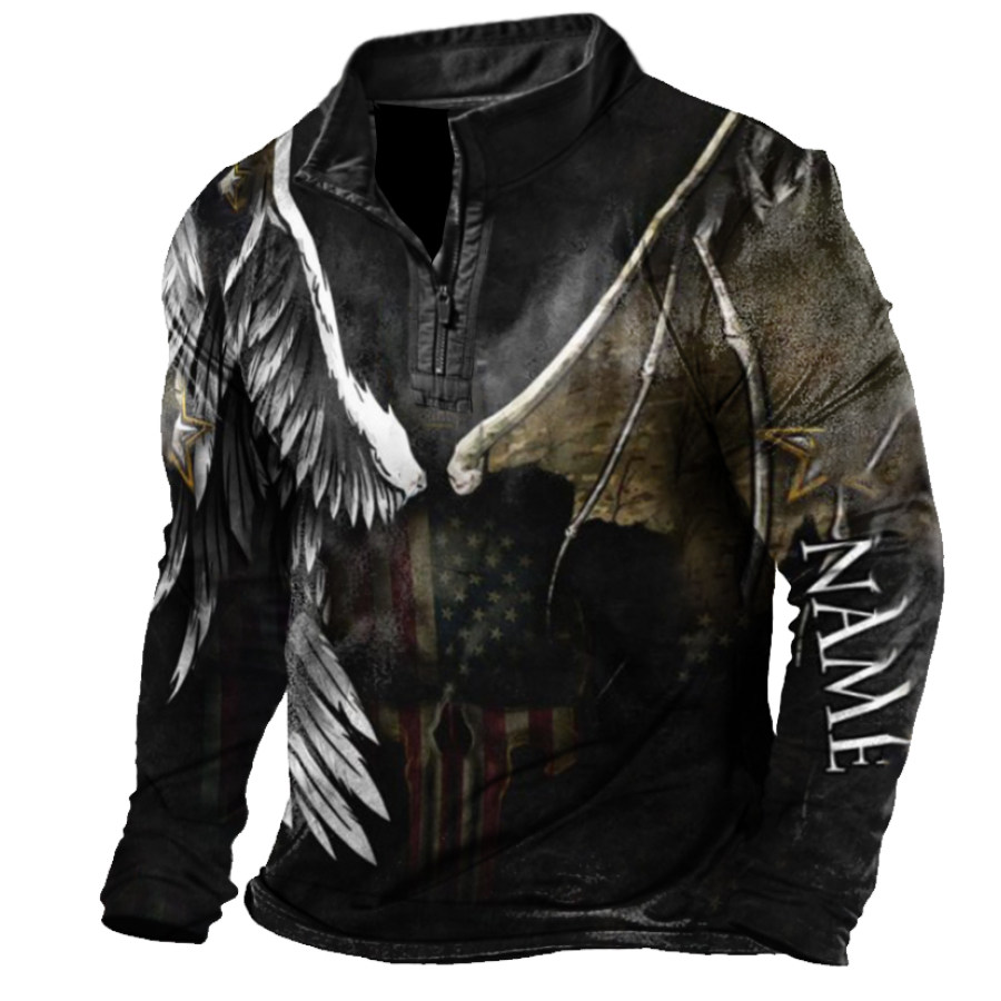 

Men's Halloween Print Long Sleeve T-Shirt
