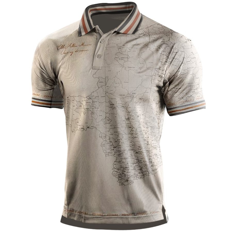 

Men's Breathable Outdoor Sports Quick Dry Polo Shirt