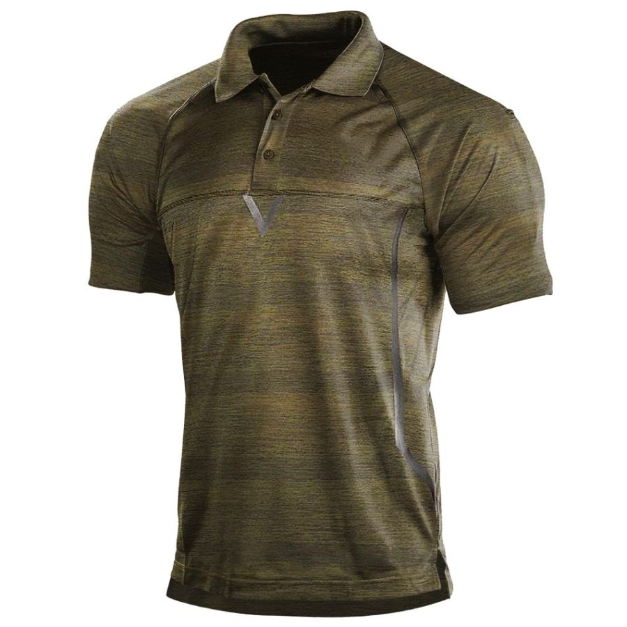 

Men's Breathable Outdoor Sports Quick Dry Polo Shirt