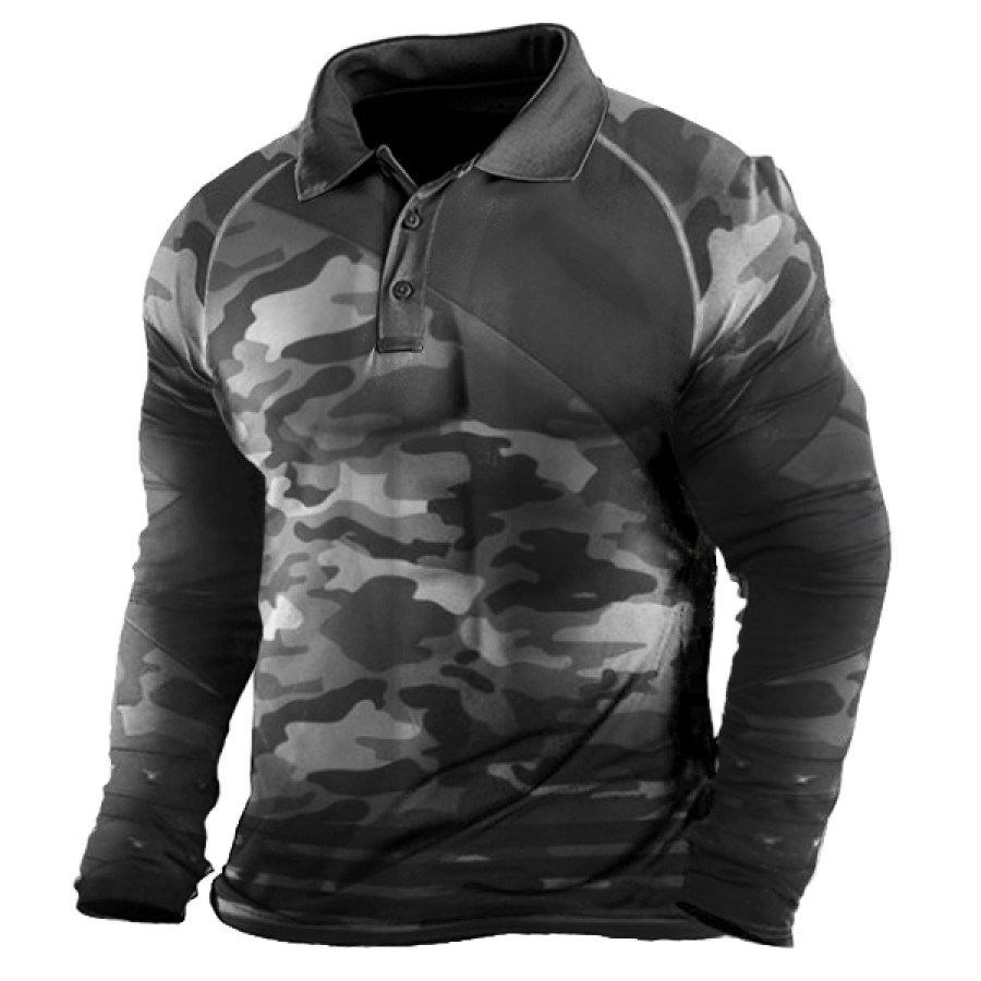 

Men's Breathable Outdoor Sports Quick Dry Polo Shirt