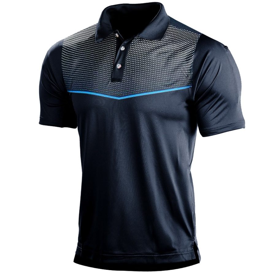 

Men's Breathable Outdoor Sports Quick Dry Polo Shirt