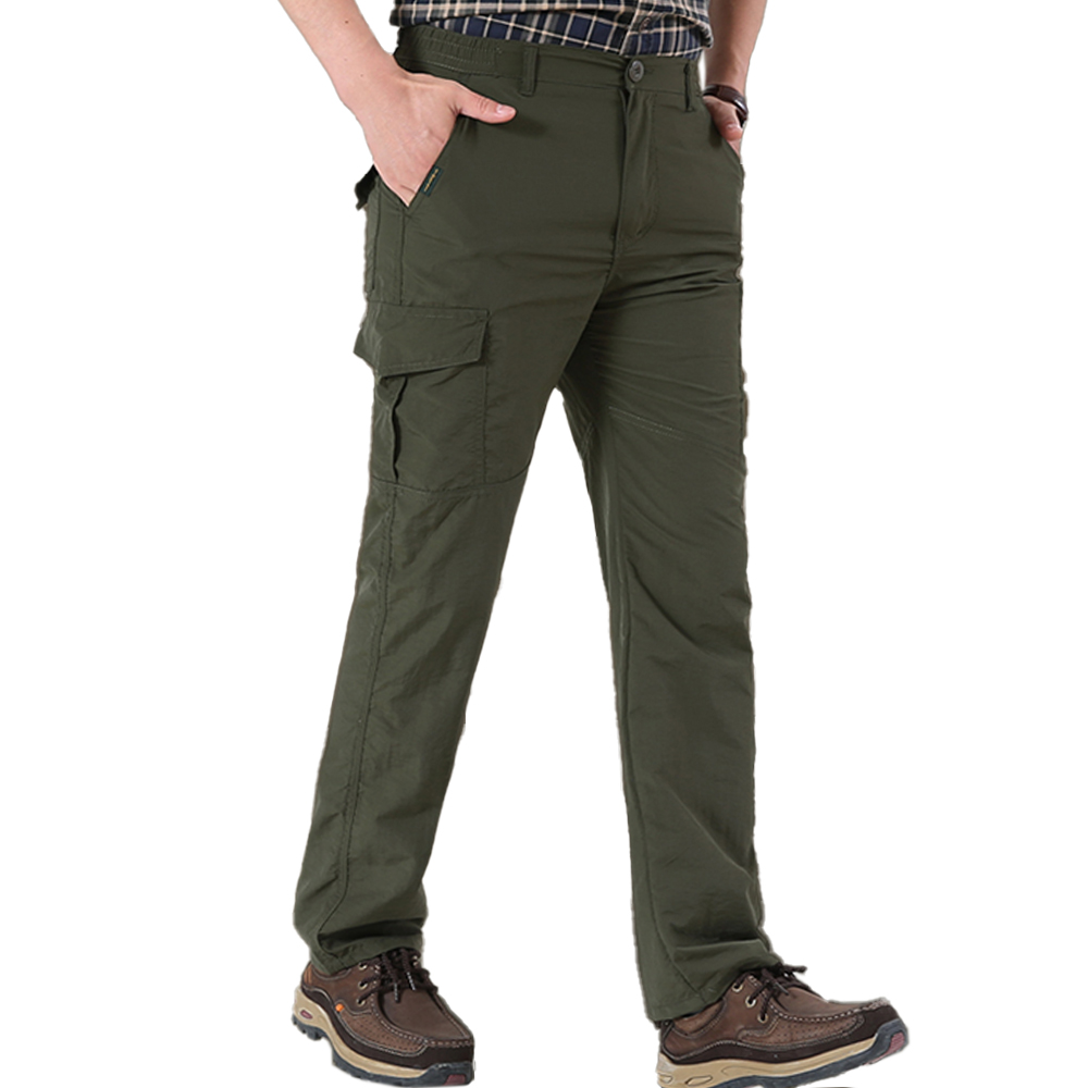 Men's Outdoor Autumn And Chic Winter Thickened Multi-pocket Casual Cargo Pants