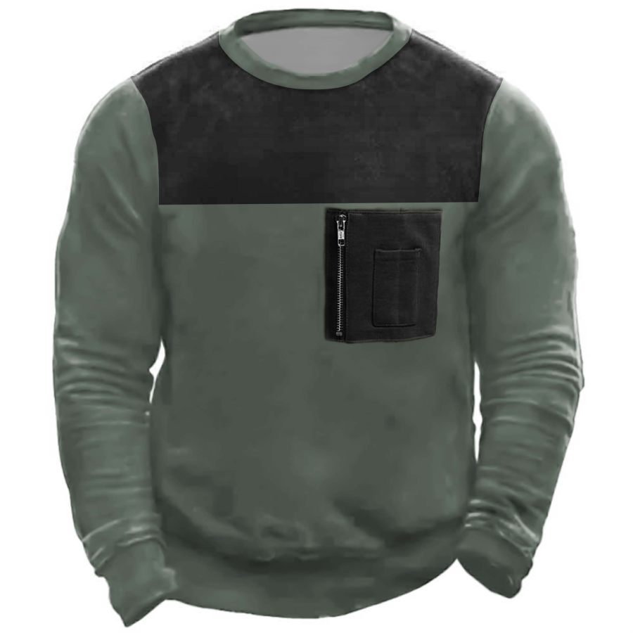 

Men's Outdoor Zip Pocket Sweatshirt