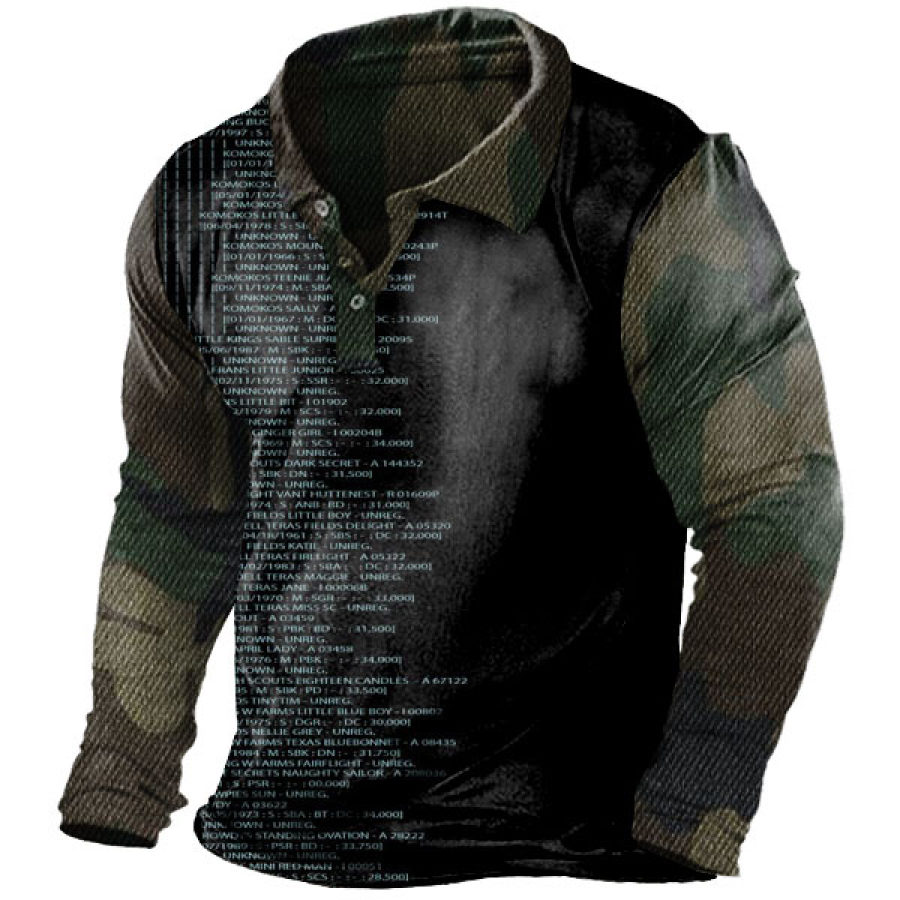

Men's Polo Long Sleeve Training Shirt