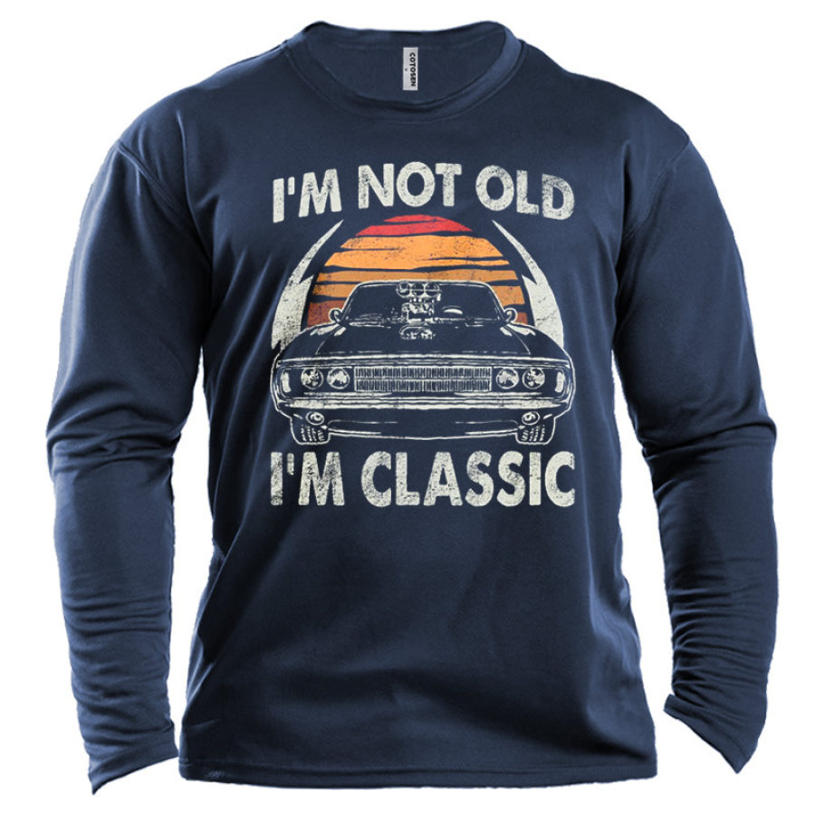 

I'm Not Old I'm Classic Men's Printed Cotton T-Shirt