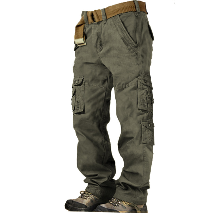 

Men's Multi-pocket Outdoor Cotton Cargo Pants