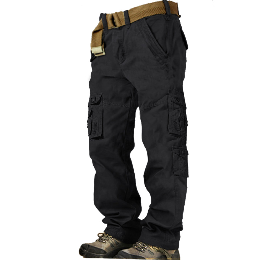 

Men's Multi-pocket Outdoor Cotton Cargo Pants