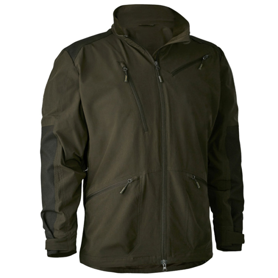 

Men's Outdoor Special Training Contrast Color Patchwork Windproof Jacket