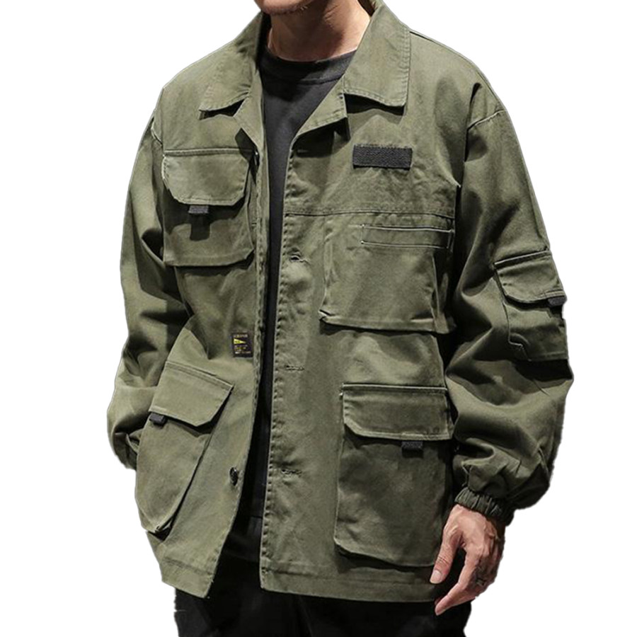 

Men's Outdoor Tactical Multi-pocket Cargo Jacket