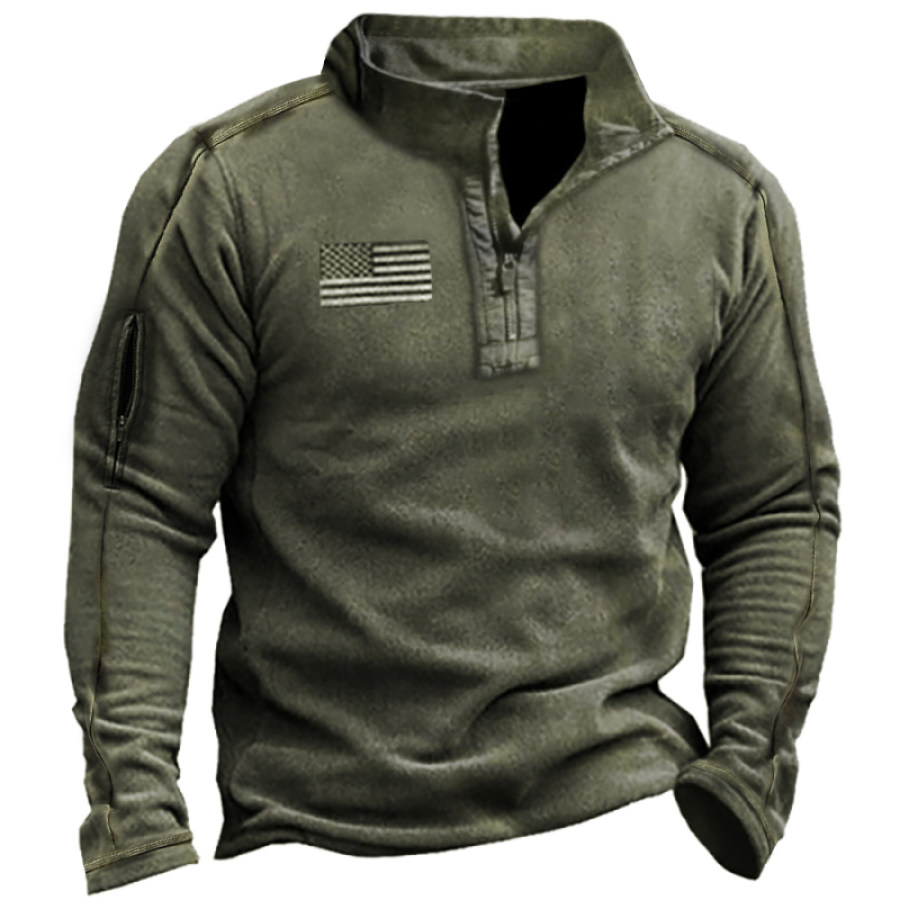 

Men's Outdoor Casual Fleece Sweatshirt