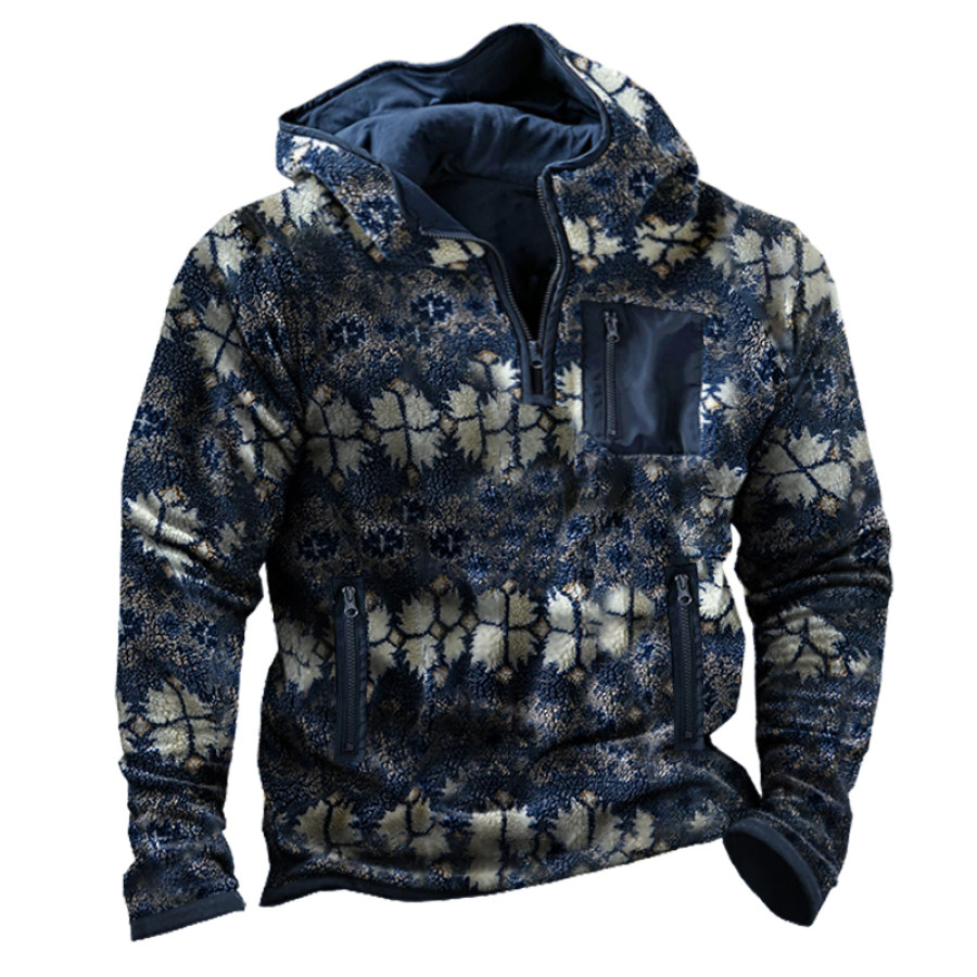 

Men's Outdoor Ethnic Style Fleece Sweatshirt
