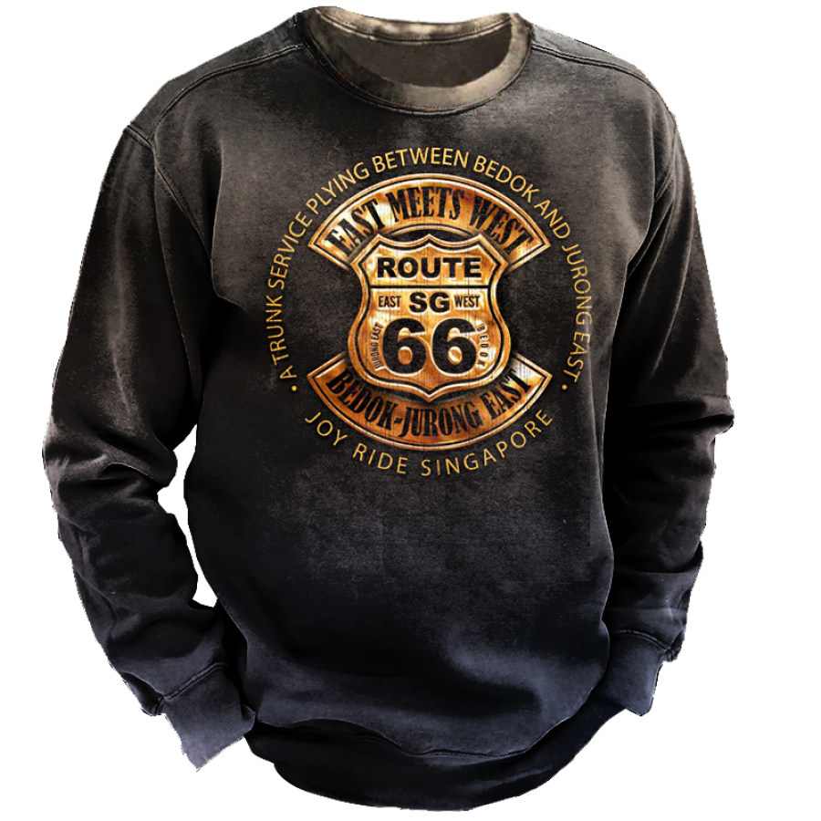 

Route 66 Print Men's Sweatshirt