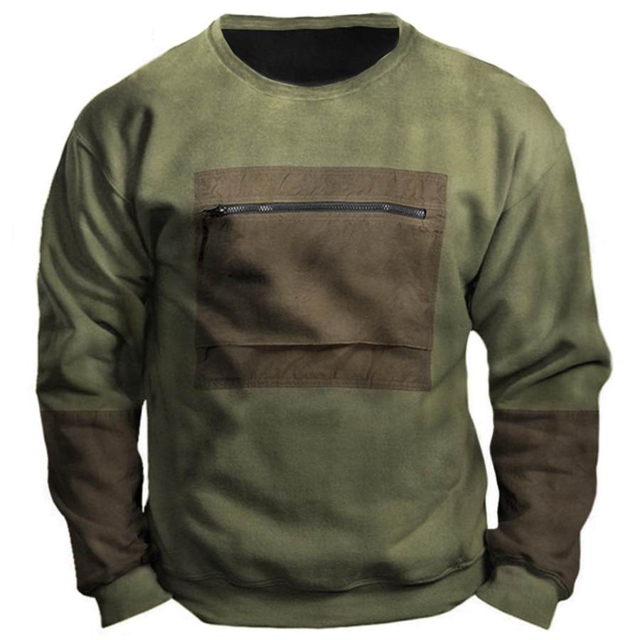 

Men's Outdoor Tactical Zipper Pocket Sweatshirt