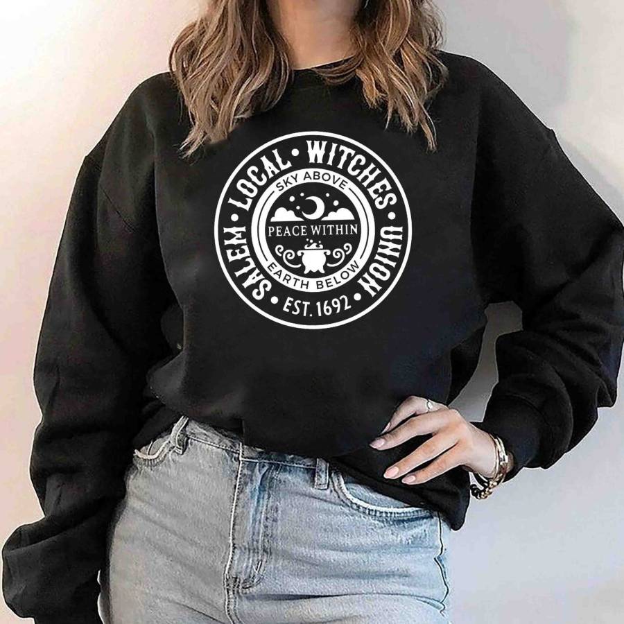 

Women's Salem Local Witches Union Crewneck Sweatshirt