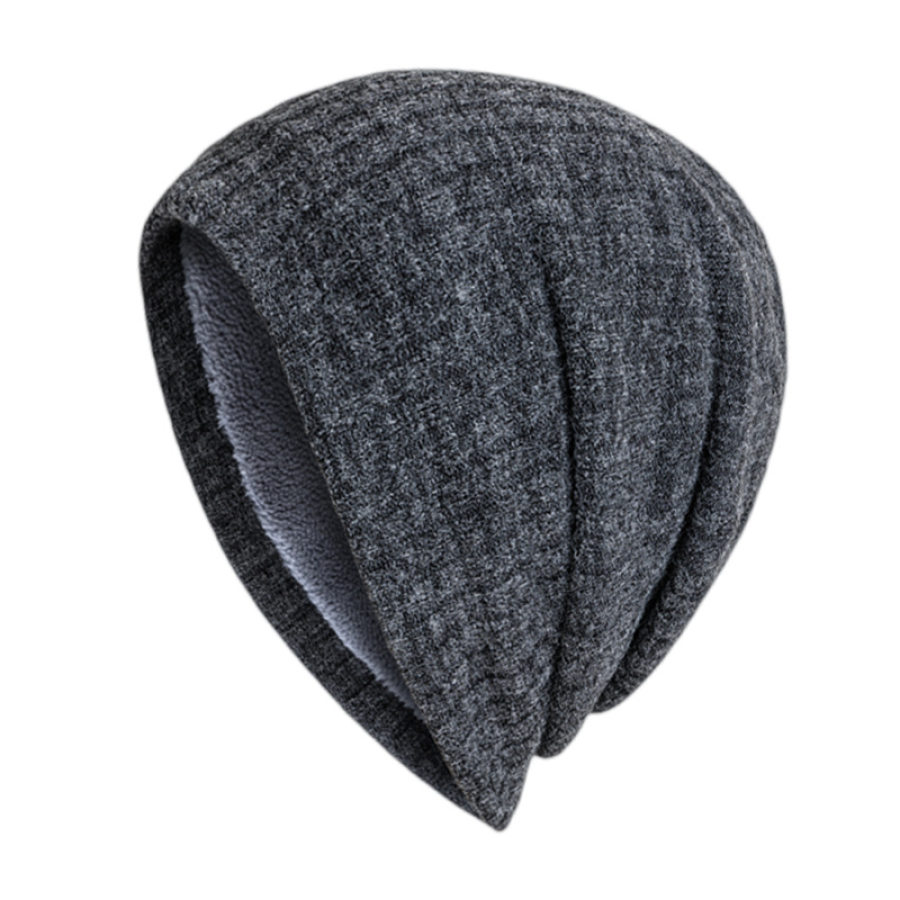 

Men's Outdoor Solid Color Knitted Hat
