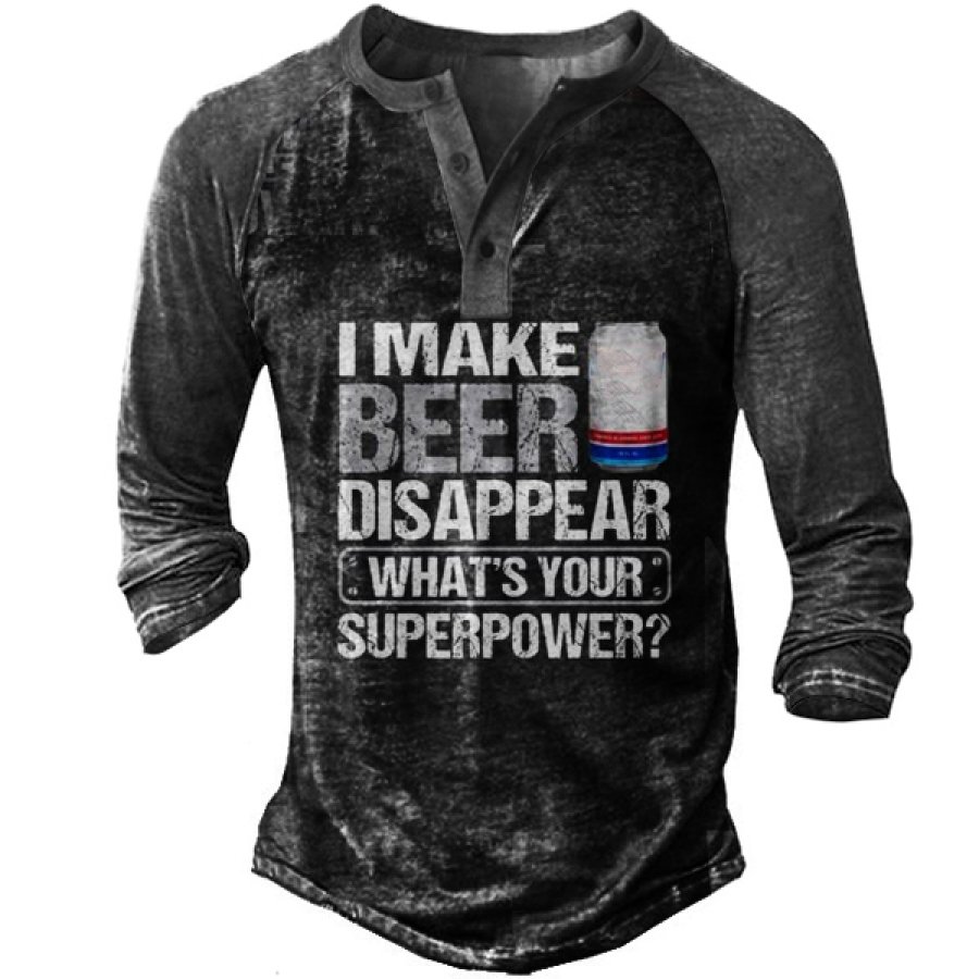 

I Make Natural Light Disappear T Shirt Beer Men T-shirt