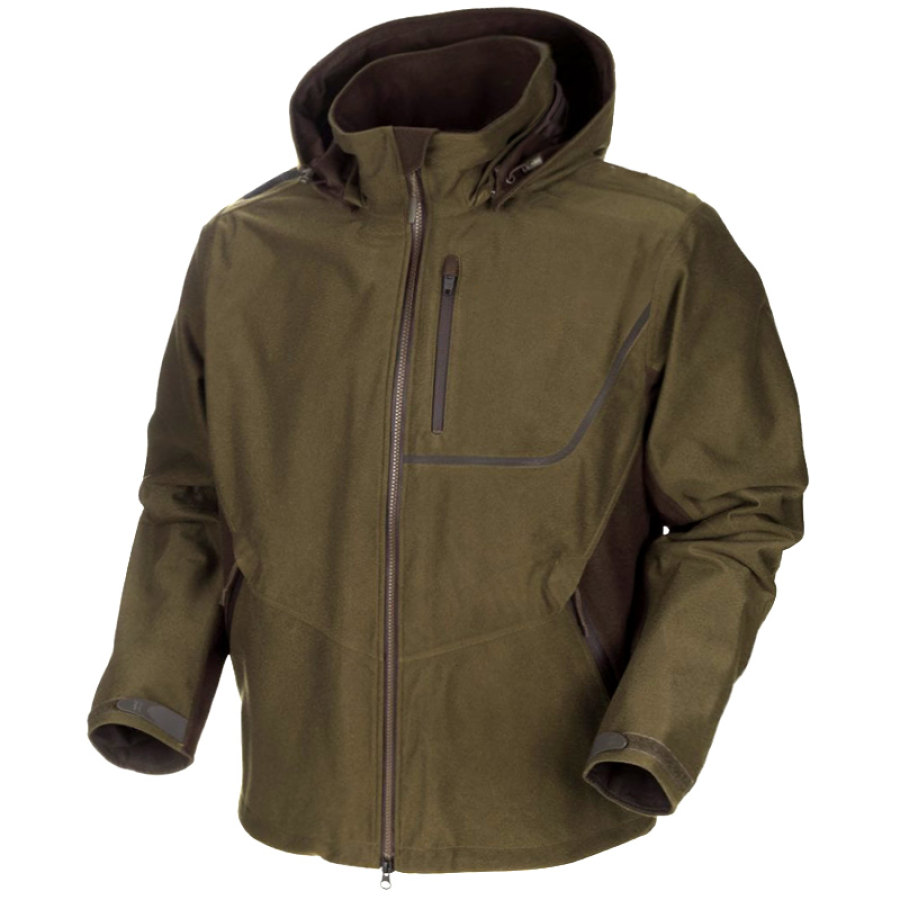 

Men's Vintage Tactical Windproof Hooded Jacket