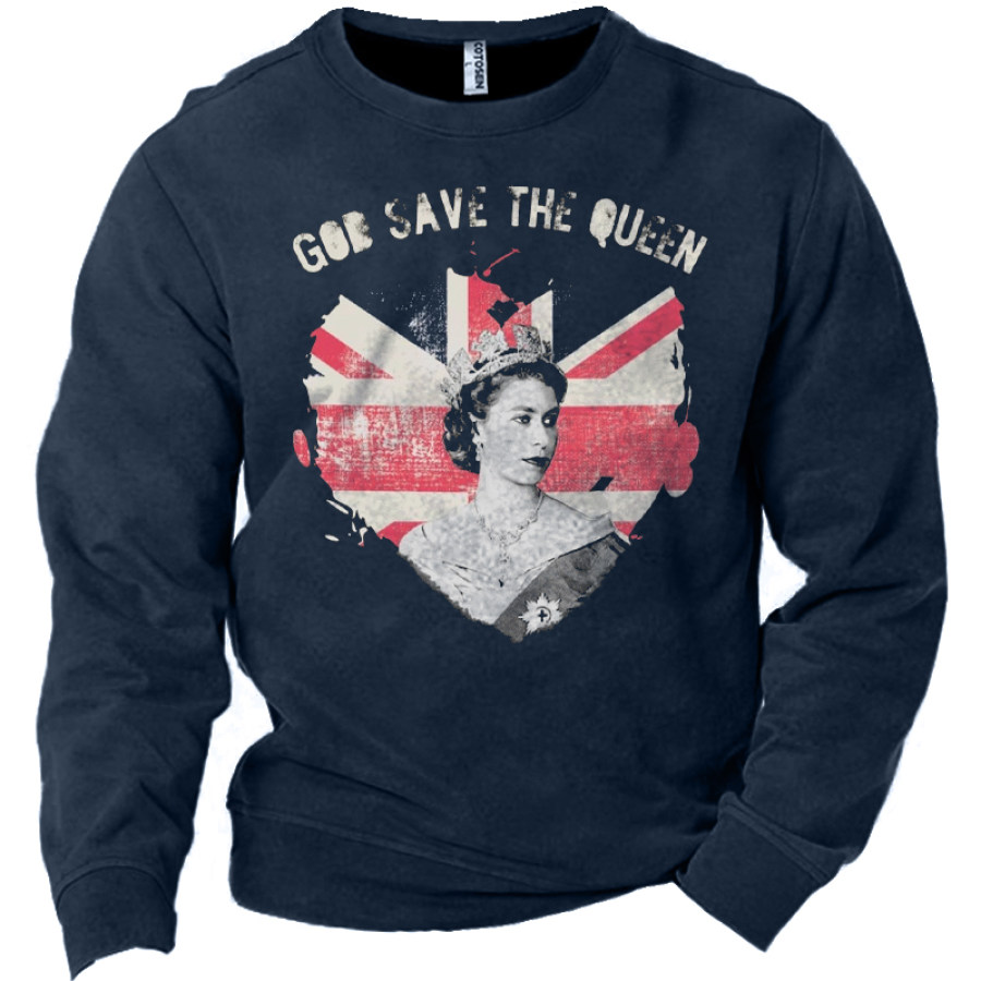 

God Save The Queen Men's Commemorative Sweatshirt