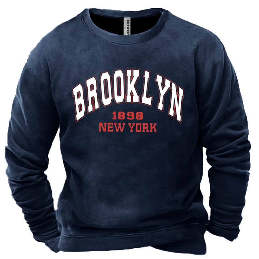 

Men's Brooklyn 1898 New York Print Sweatshirt