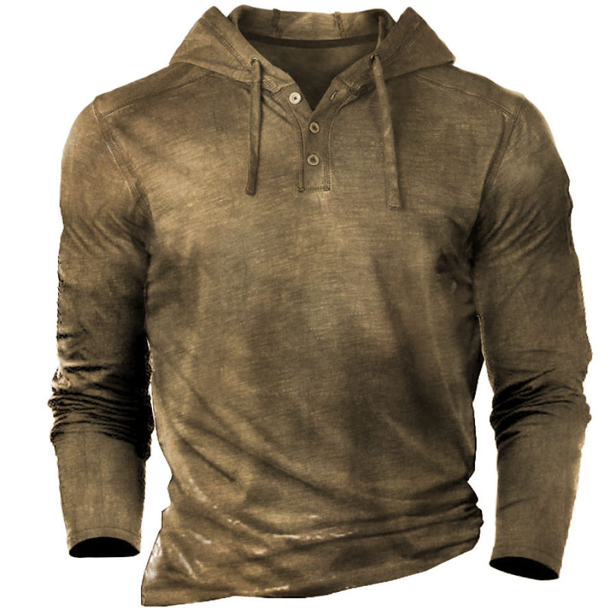 

Men's Outdoor Tactical Hooded Long Sleeve T-Shirt
