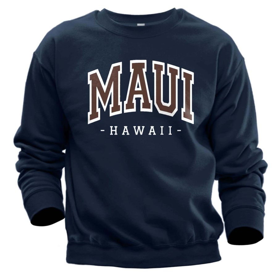 

Men's Maui Hawaii Print Sweatshirt