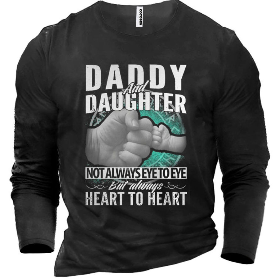 

Daddy And Daughter Men's Cotton T-Shirt