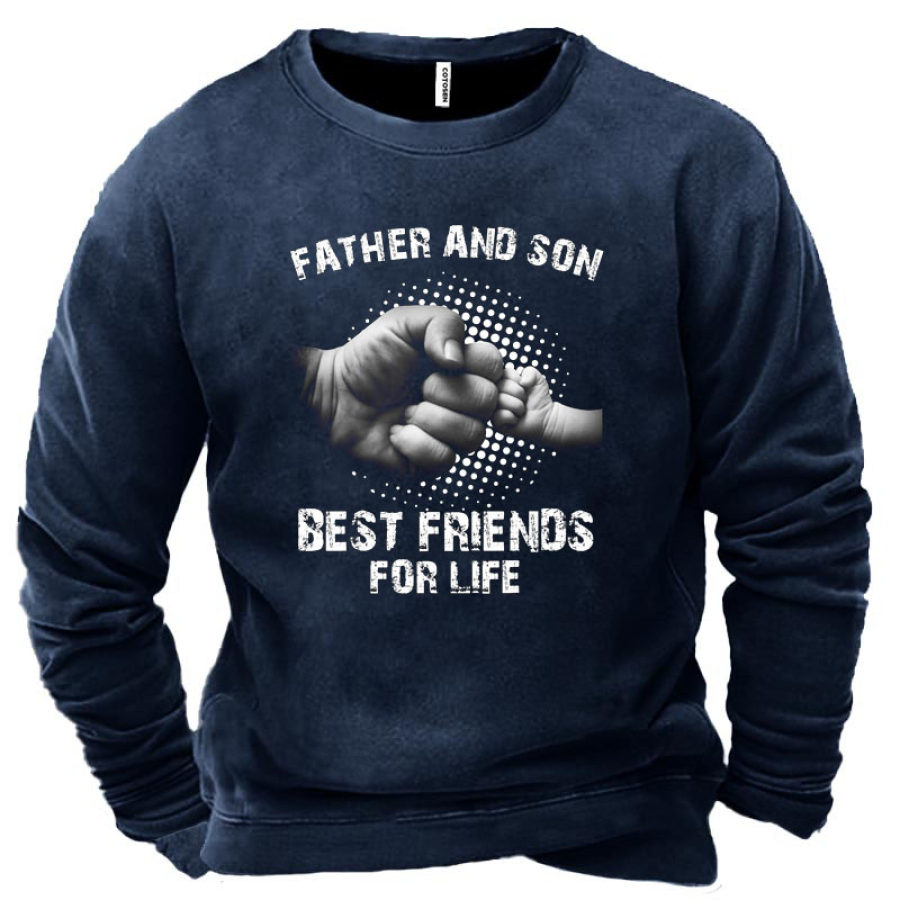 

Father Son Best Friends For Life Men's Sweatshirt