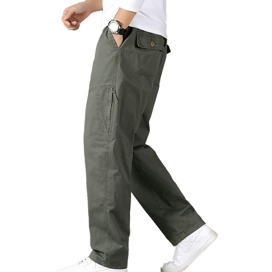 

Men's Outdoor Casual Cotton Cargo Pants