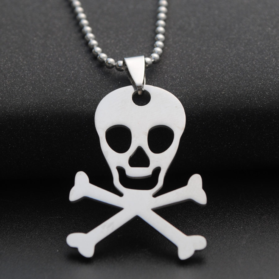 

Men's Skull Titanium Steel Necklace