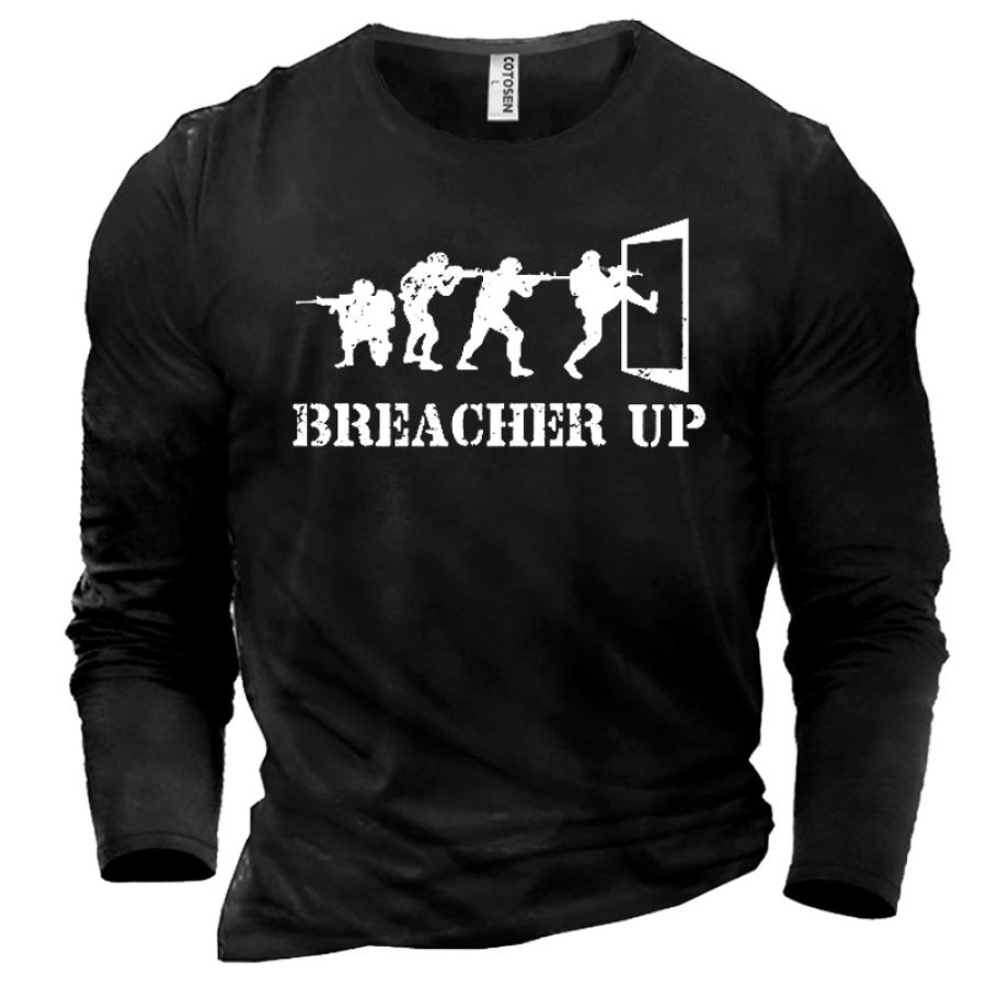 

Breacher Up Men's Fun Print T-Shirt