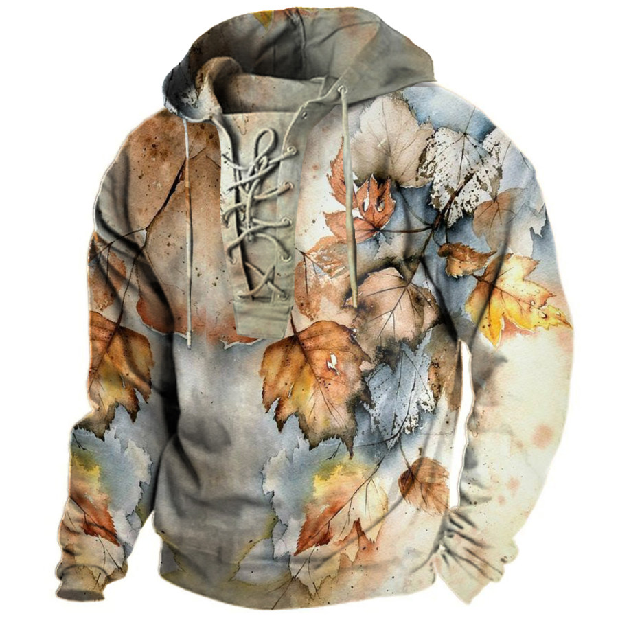 

Men's Maple Leaf Autumn Harvest Hoodie