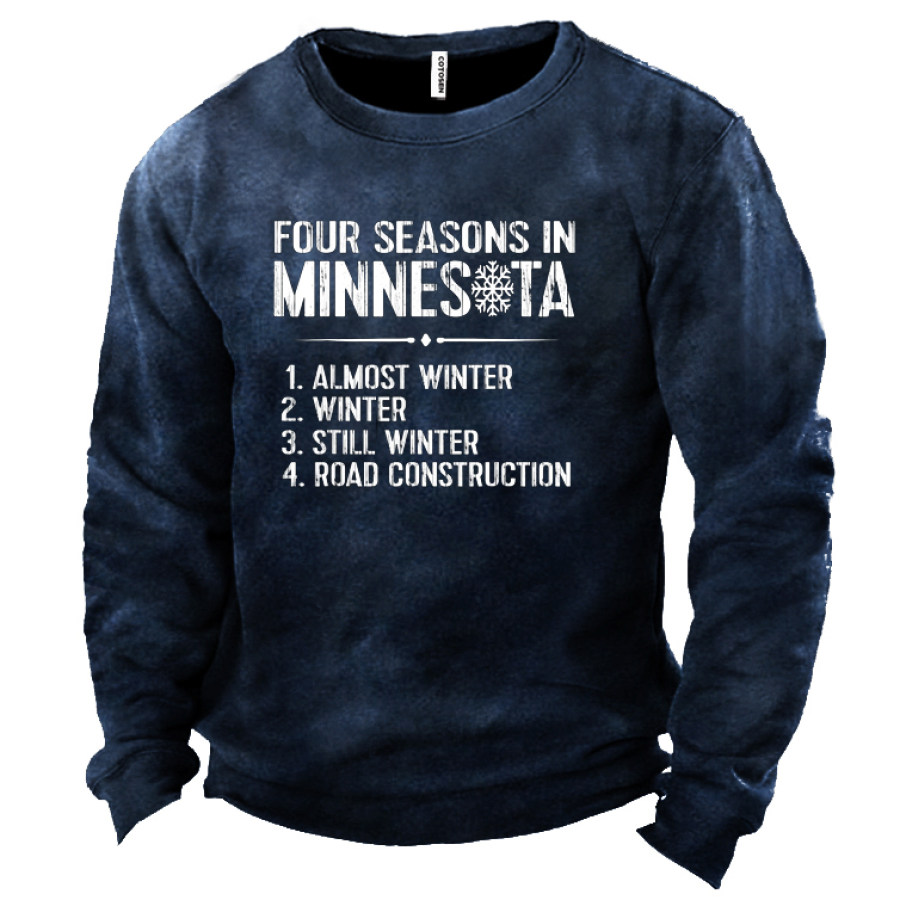 

Funny Minnesota Snow Winter Men's Sweatshirt