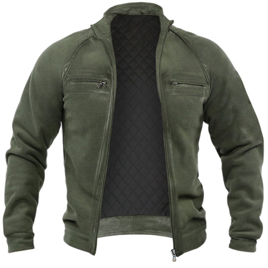 

Men's Tactical Stand Collar Casual Jacket