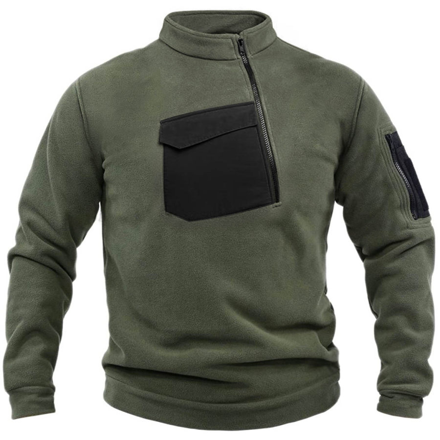 

Men's Outdoor Tactical Warm And Breathable Fleece Sweatshirt