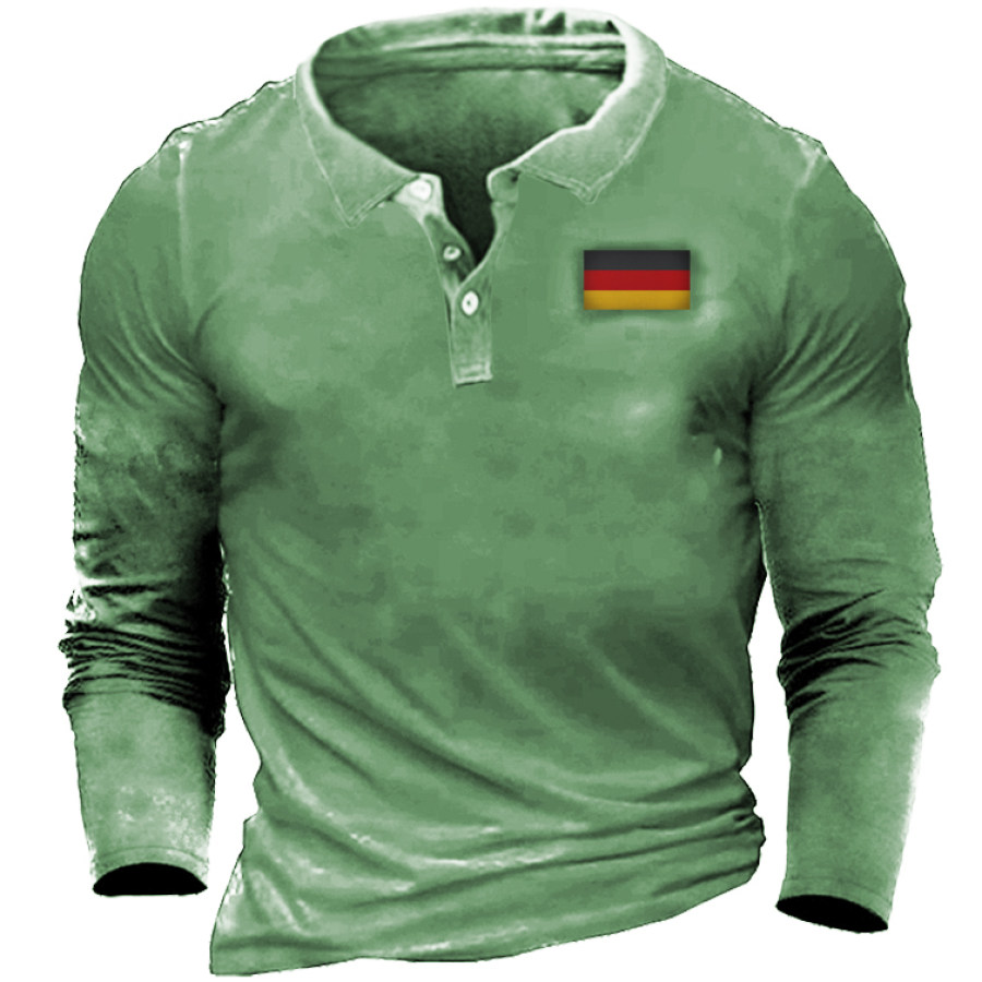 

Men's German Flag Polo Shirt