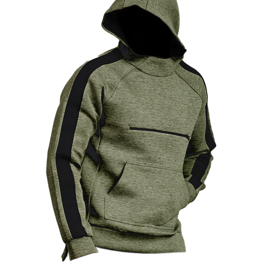 

Men's Outdoor Colorblock Pocket Hoodie
