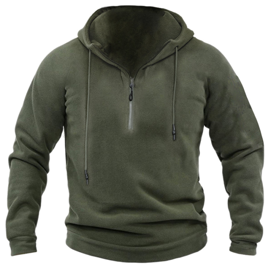 

Men's Outdoor Casual Fleece Hooded Sweatshirt