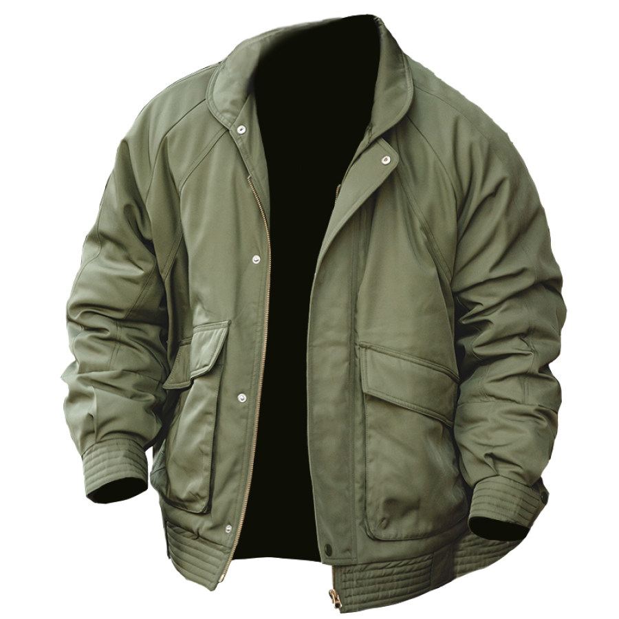 

Men's Outdoor Casual Windproof Biker Jacket