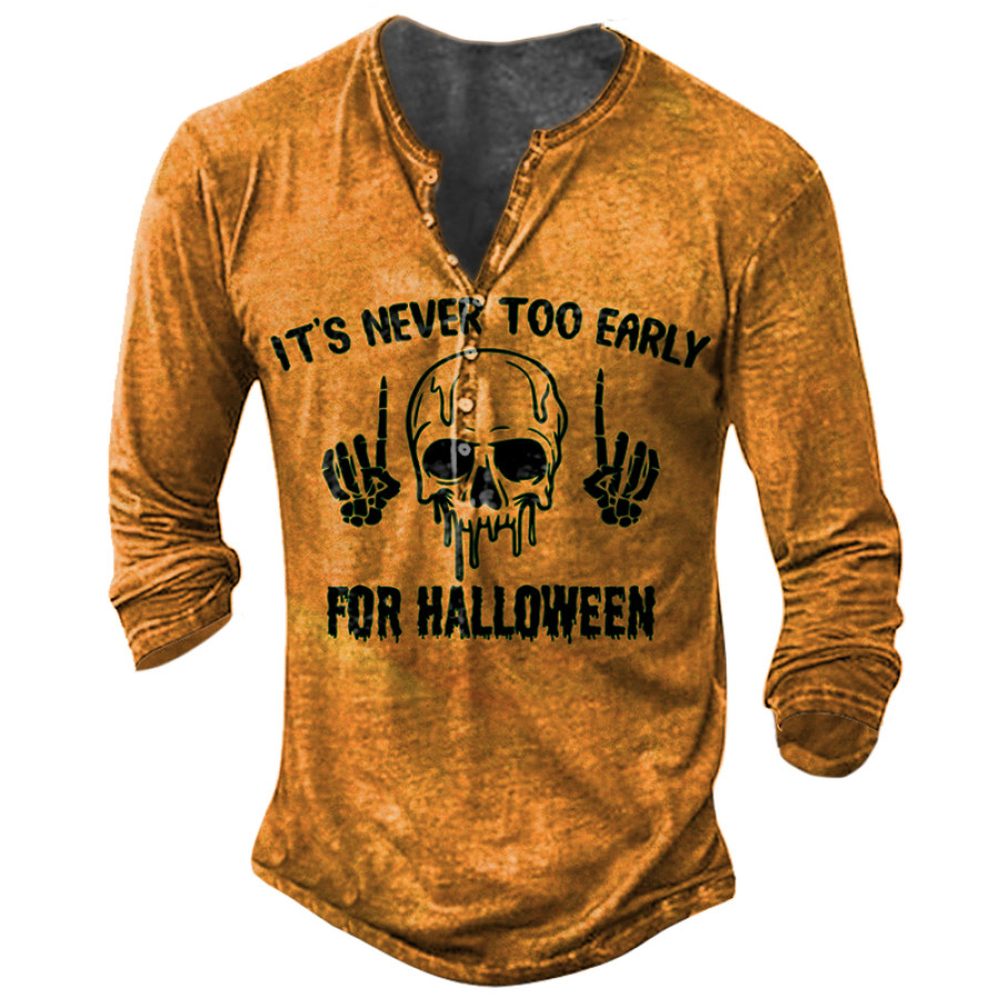 

It's Never Too Early For Halloween Skull Party T-Shirt