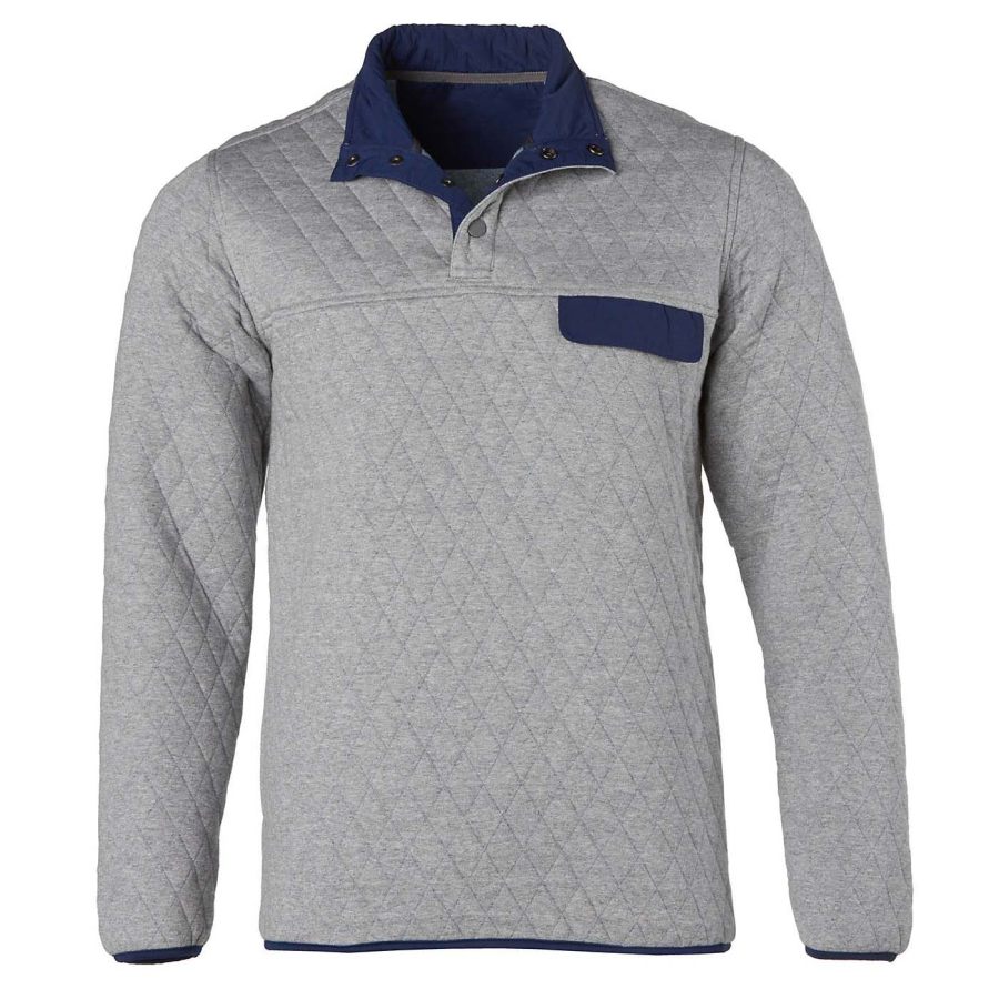 

Men's Outdoor Quilted Quarter Snap Sweatshirt