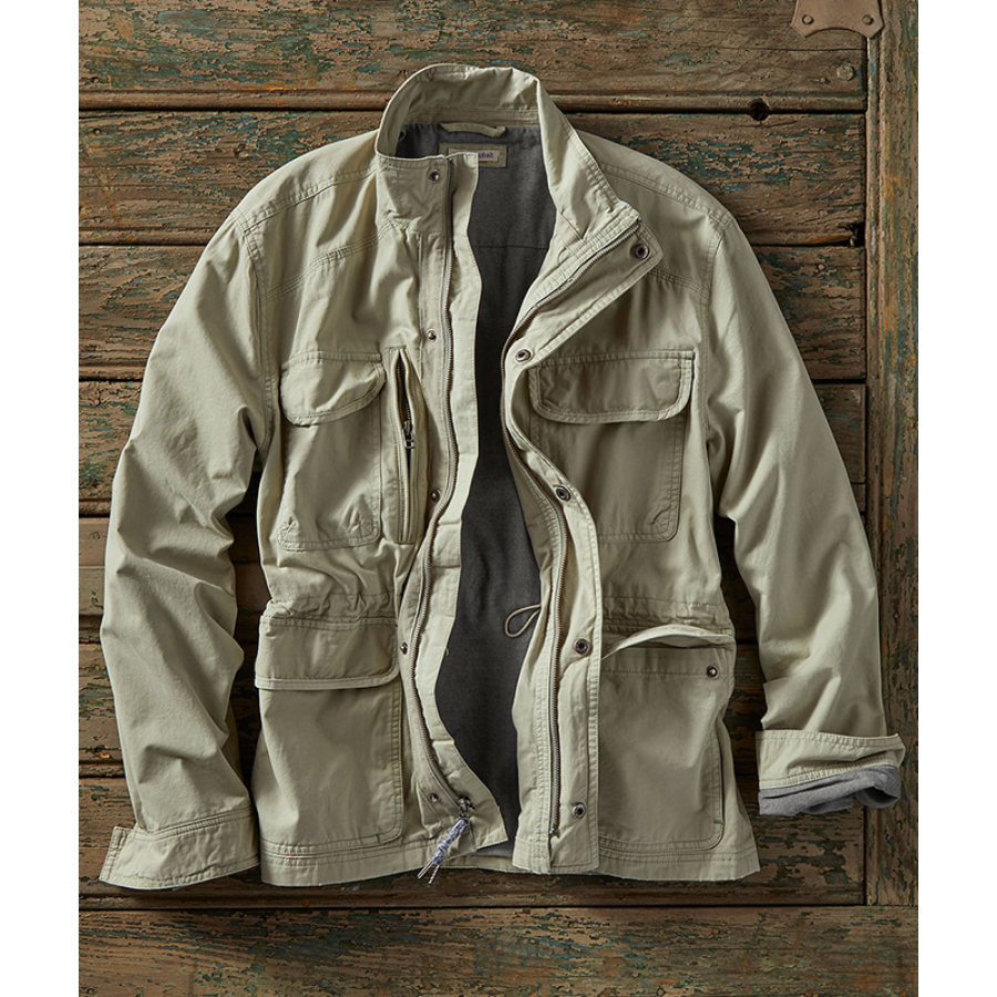 

Men's Vintage Multi-pocket Tactical Jacket