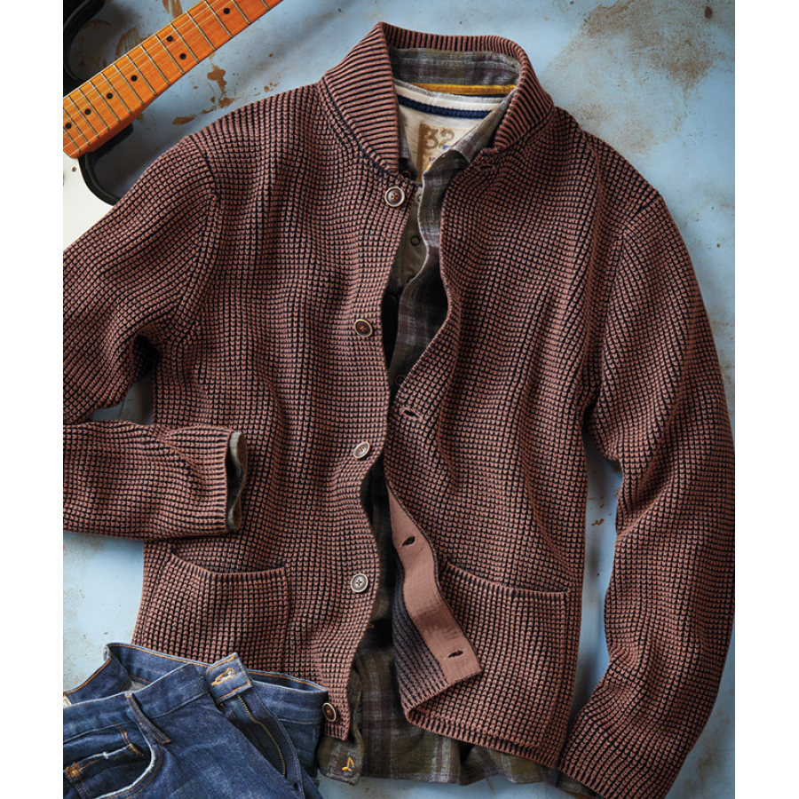 

Men's Outdoor Vintage Pocket Knit Cardigan