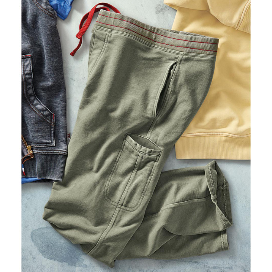 

Men's Outdoor Cell Phone Pocket Design Tactical Casual Pants
