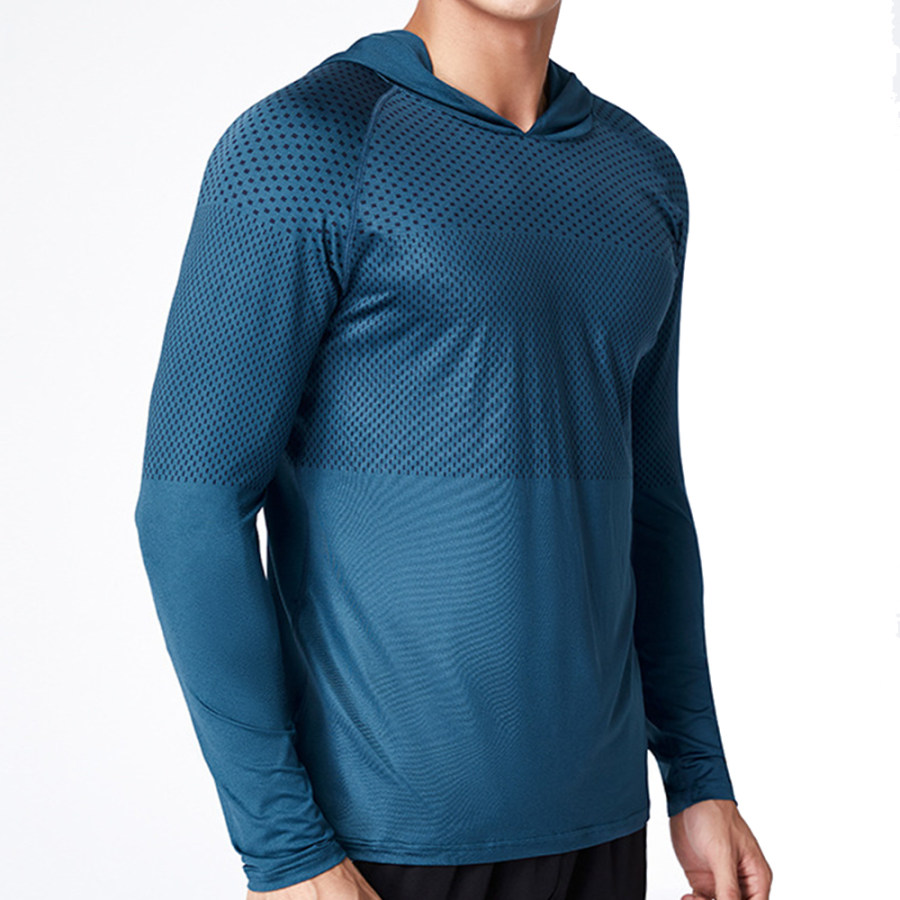 

Men's Outdoor Sports Quick Dry Breathable Hooded T-Shirt